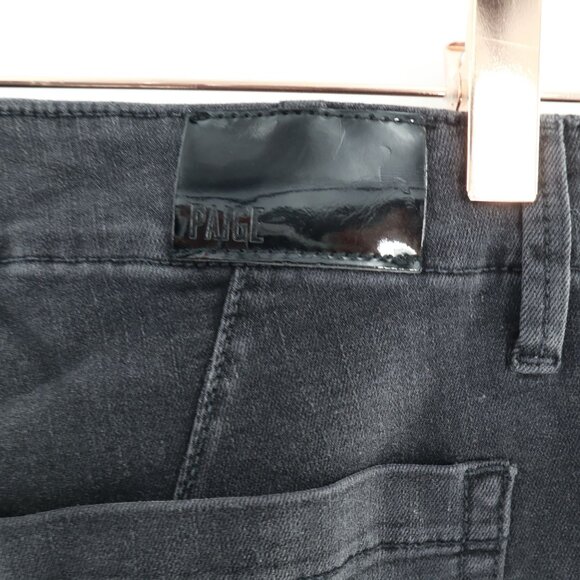 Paige Mayslie Jogger Pants Womens 28 Black Weekender Moto Racing Elevated Basic - Picture 7 of 16